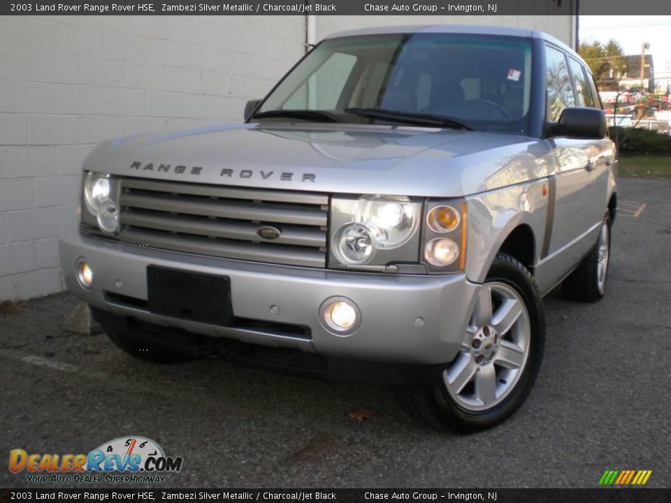 2003 Land Rover Range Rover HSE Zambezi Silver Metallic / Charcoal/Jet Black Photo #1