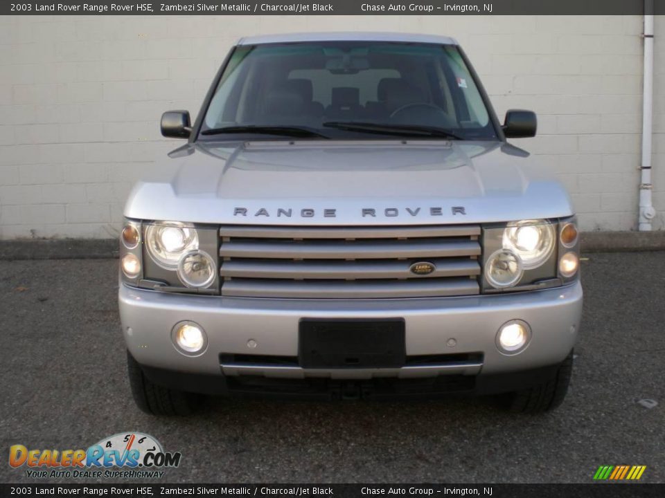 2003 Land Rover Range Rover HSE Zambezi Silver Metallic / Charcoal/Jet Black Photo #4