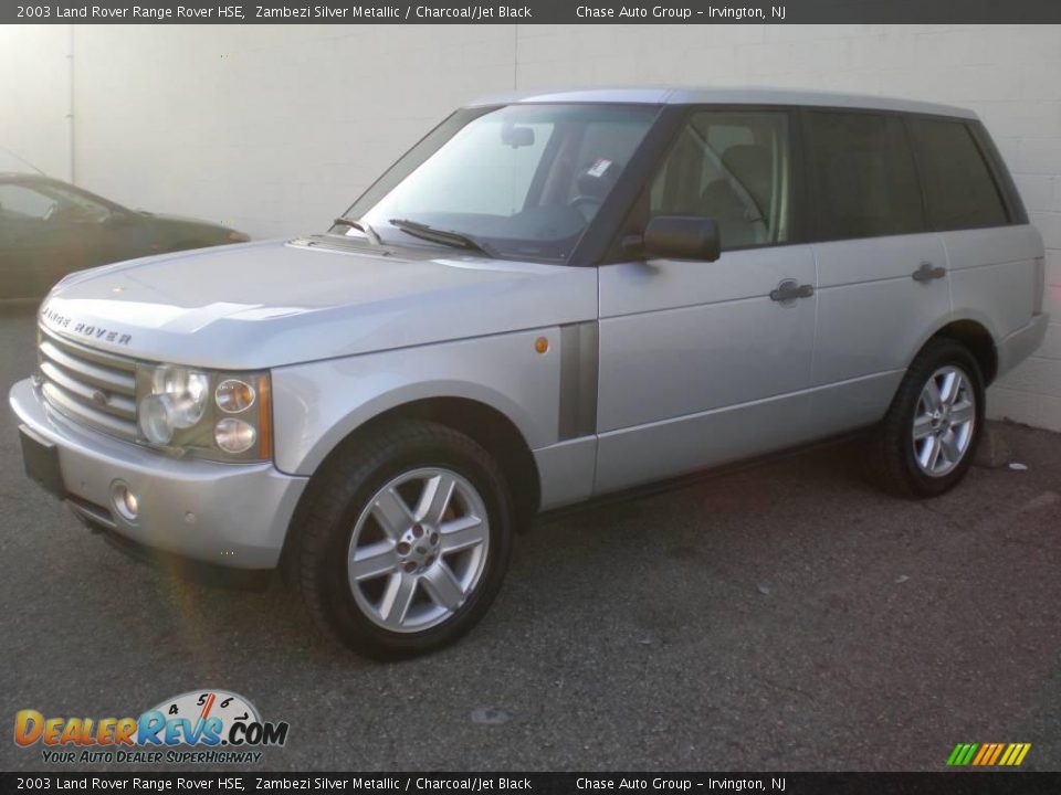 2003 Land Rover Range Rover HSE Zambezi Silver Metallic / Charcoal/Jet Black Photo #7