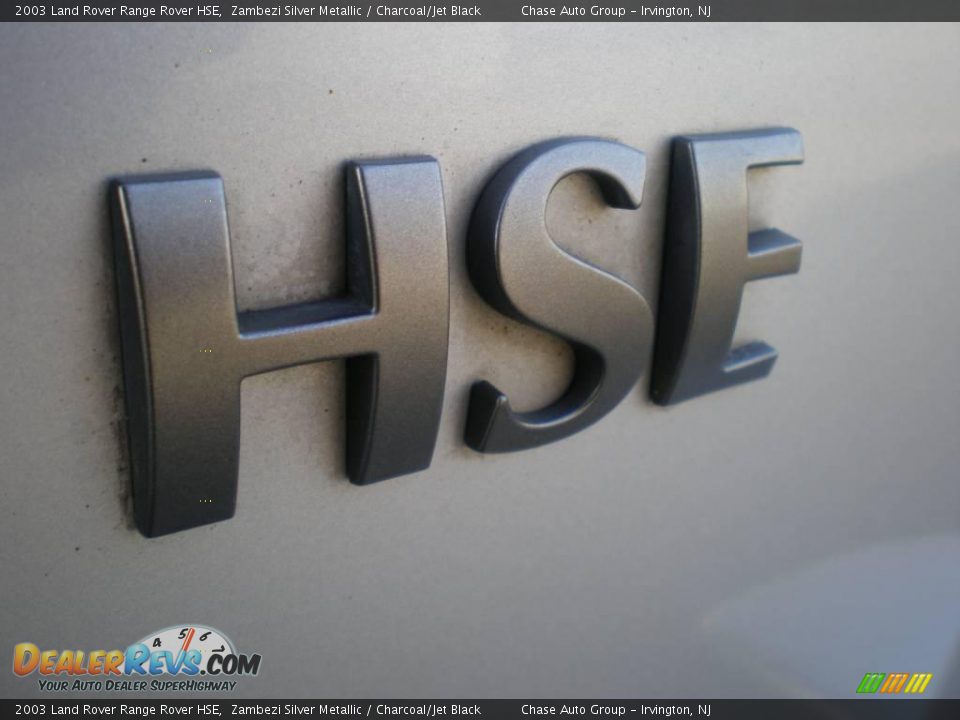2003 Land Rover Range Rover HSE Zambezi Silver Metallic / Charcoal/Jet Black Photo #11