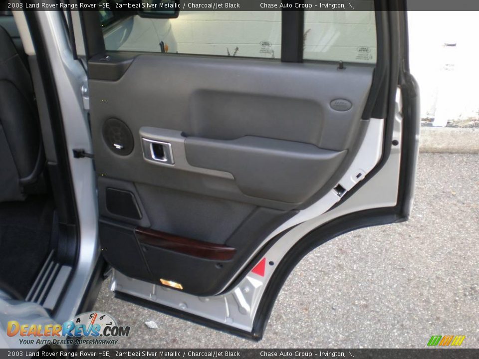 2003 Land Rover Range Rover HSE Zambezi Silver Metallic / Charcoal/Jet Black Photo #15