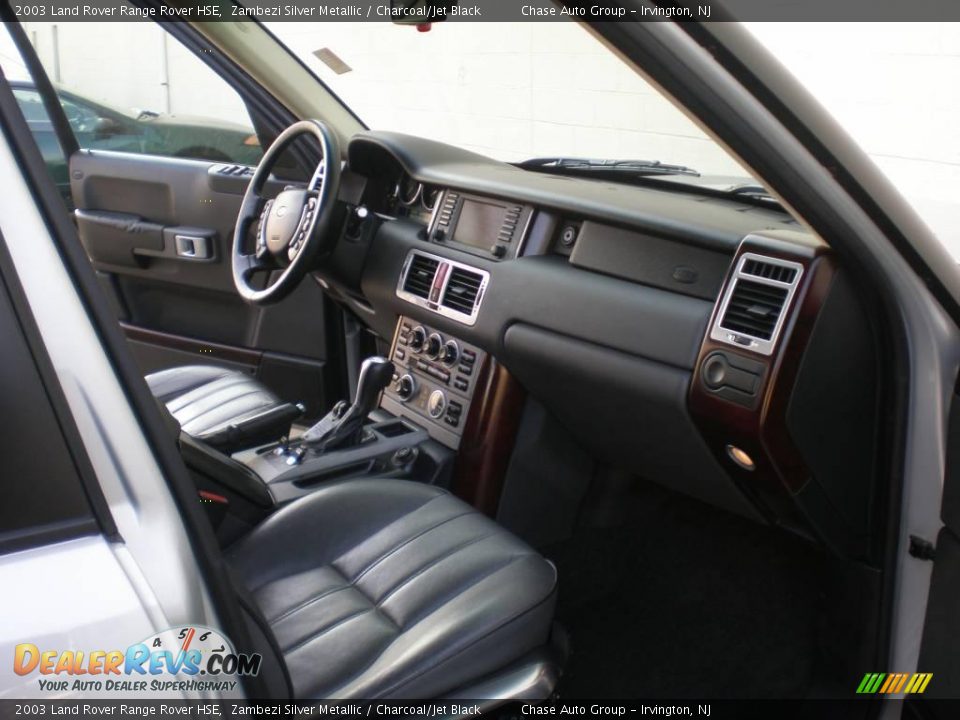 2003 Land Rover Range Rover HSE Zambezi Silver Metallic / Charcoal/Jet Black Photo #17