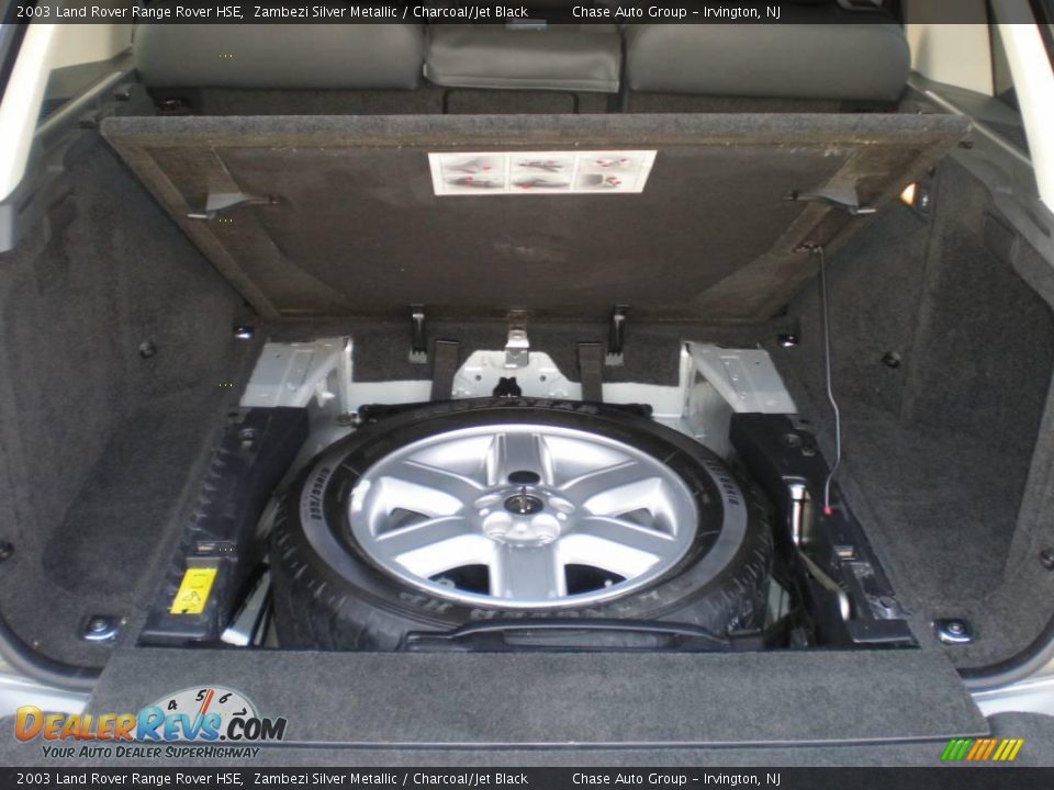 2003 Land Rover Range Rover HSE Zambezi Silver Metallic / Charcoal/Jet Black Photo #26