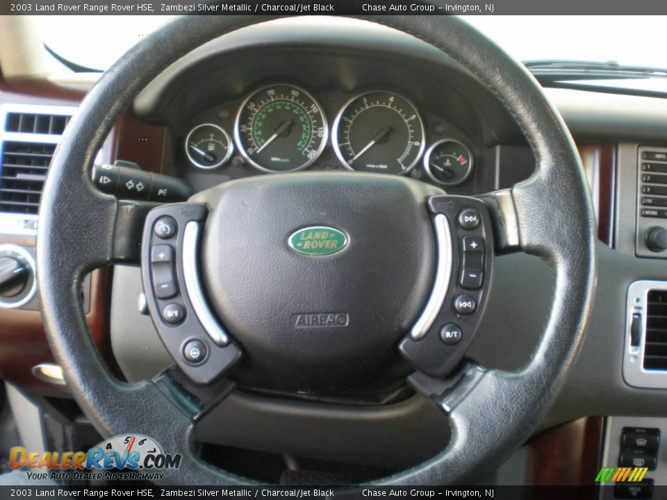 2003 Land Rover Range Rover HSE Zambezi Silver Metallic / Charcoal/Jet Black Photo #29