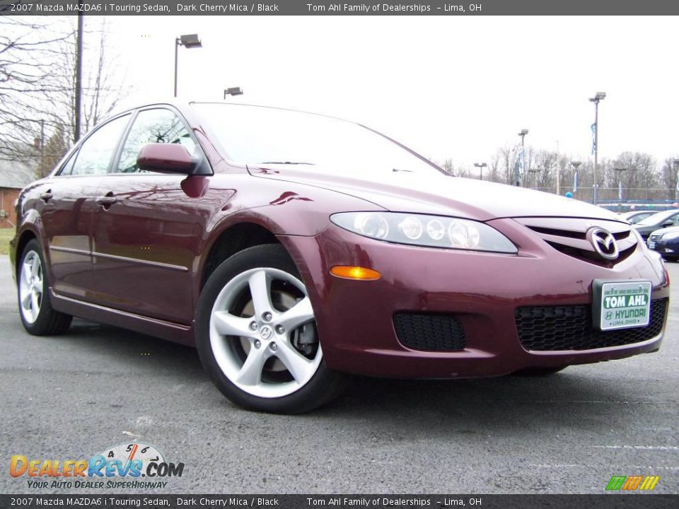 2007 Mazda MAZDA6 i Touring Sedan Dark Cherry Mica / Black Photo #1