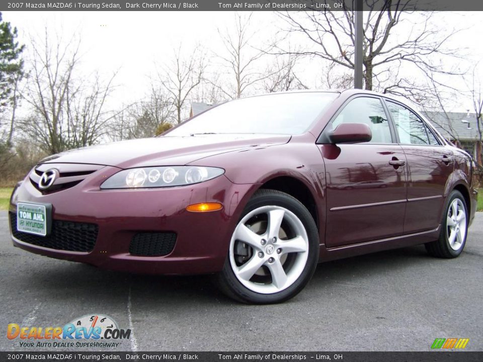2007 Mazda MAZDA6 i Touring Sedan Dark Cherry Mica / Black Photo #5