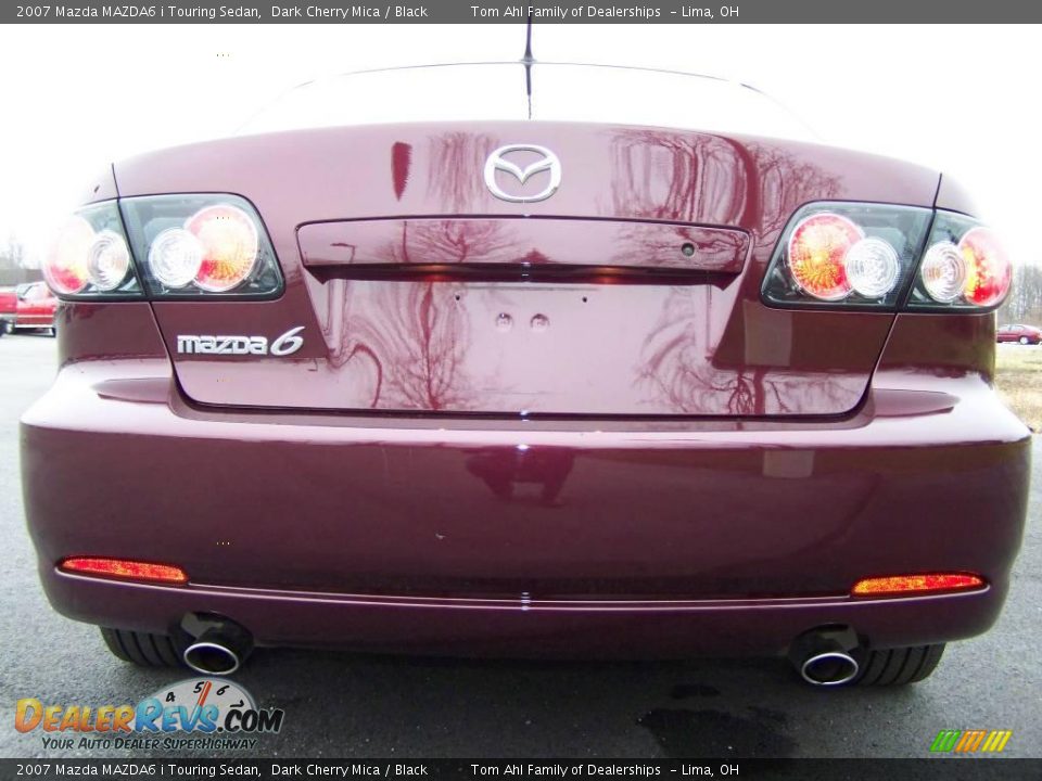 2007 Mazda MAZDA6 i Touring Sedan Dark Cherry Mica / Black Photo #6