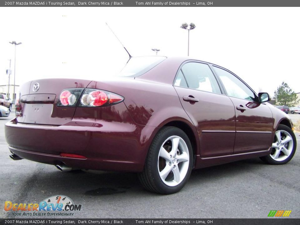 2007 Mazda MAZDA6 i Touring Sedan Dark Cherry Mica / Black Photo #7