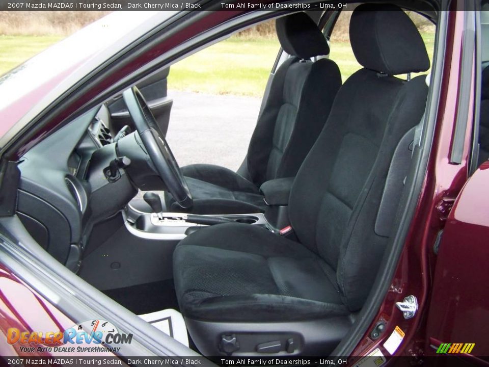 2007 Mazda MAZDA6 i Touring Sedan Dark Cherry Mica / Black Photo #9