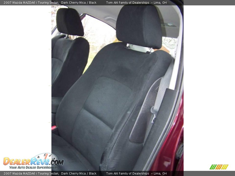 2007 Mazda MAZDA6 i Touring Sedan Dark Cherry Mica / Black Photo #10