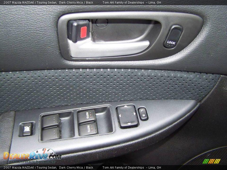 2007 Mazda MAZDA6 i Touring Sedan Dark Cherry Mica / Black Photo #12
