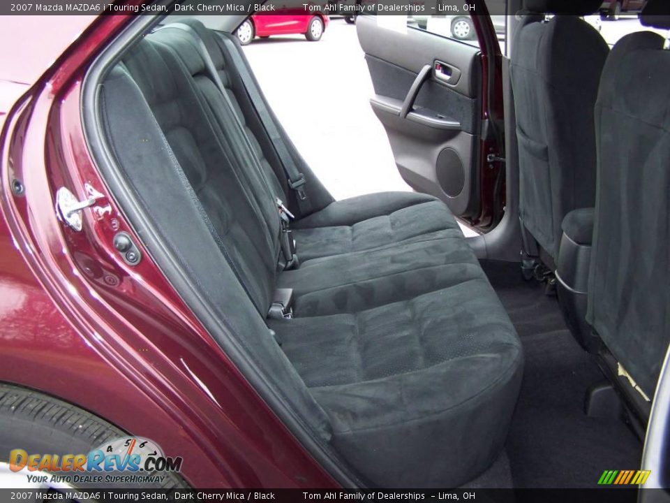 2007 Mazda MAZDA6 i Touring Sedan Dark Cherry Mica / Black Photo #14