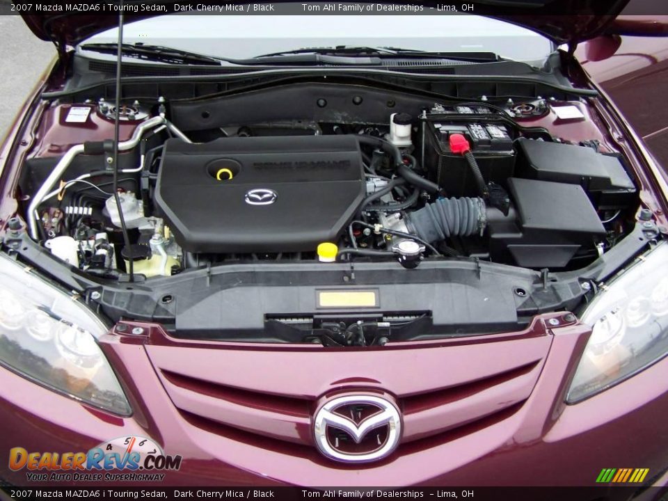2007 Mazda MAZDA6 i Touring Sedan Dark Cherry Mica / Black Photo #17