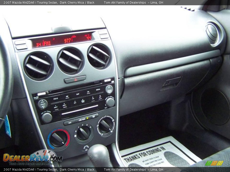 2007 Mazda MAZDA6 i Touring Sedan Dark Cherry Mica / Black Photo #20