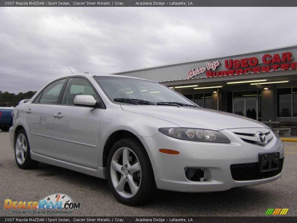2007 Mazda MAZDA6 i Sport Sedan Glacier Silver Metallic / Gray Photo #1