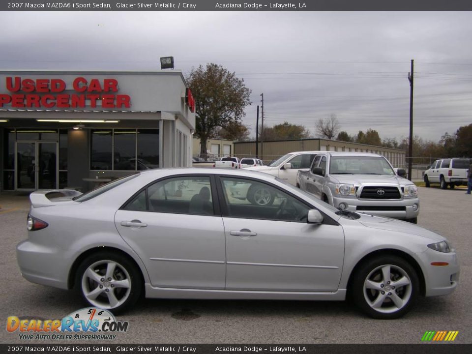 2007 Mazda MAZDA6 i Sport Sedan Glacier Silver Metallic / Gray Photo #2