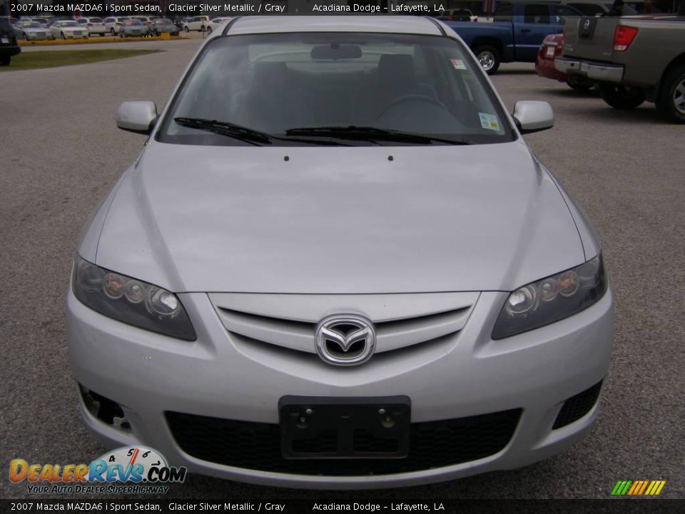 2007 Mazda MAZDA6 i Sport Sedan Glacier Silver Metallic / Gray Photo #8