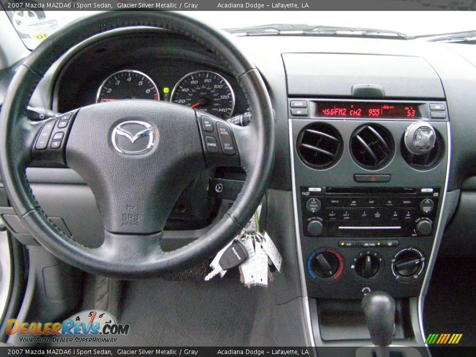 2007 Mazda MAZDA6 i Sport Sedan Glacier Silver Metallic / Gray Photo #11