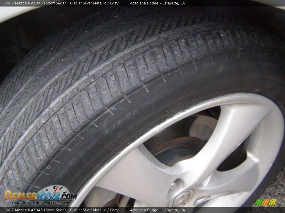 2007 Mazda MAZDA6 i Sport Sedan Glacier Silver Metallic / Gray Photo #12