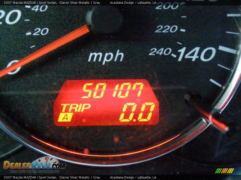 2007 Mazda MAZDA6 i Sport Sedan Glacier Silver Metallic / Gray Photo #14