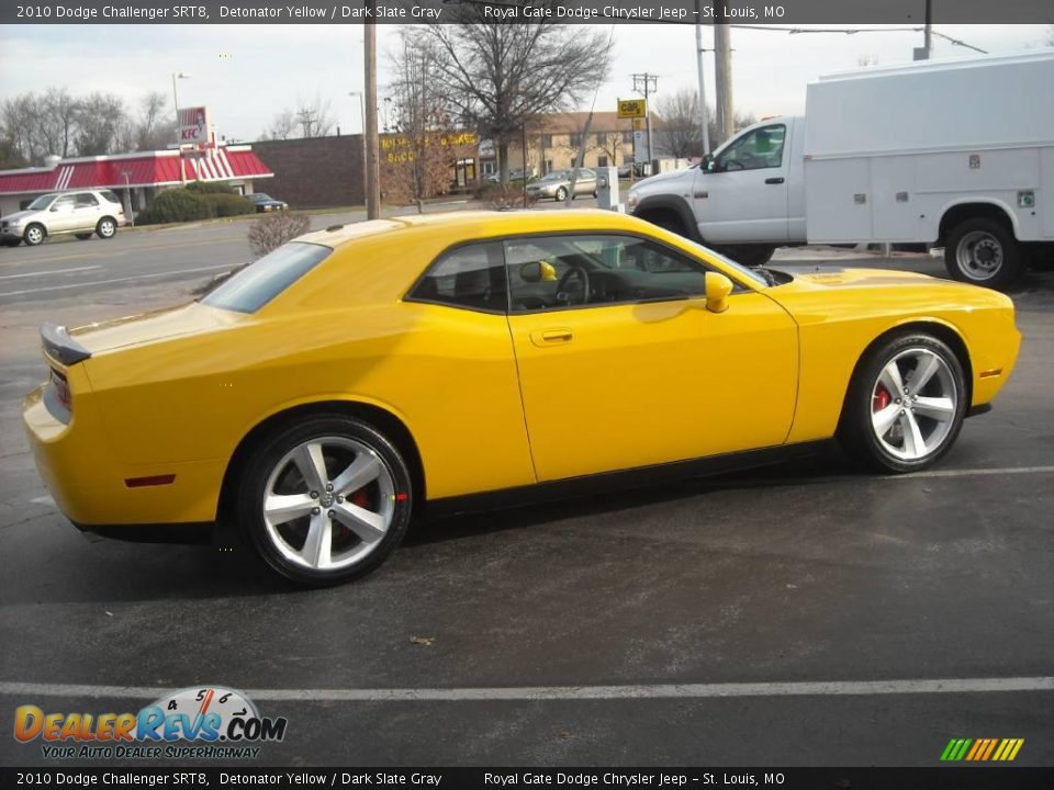 2010 Dodge Challenger SRT8 Detonator Yellow / Dark Slate Gray Photo #6