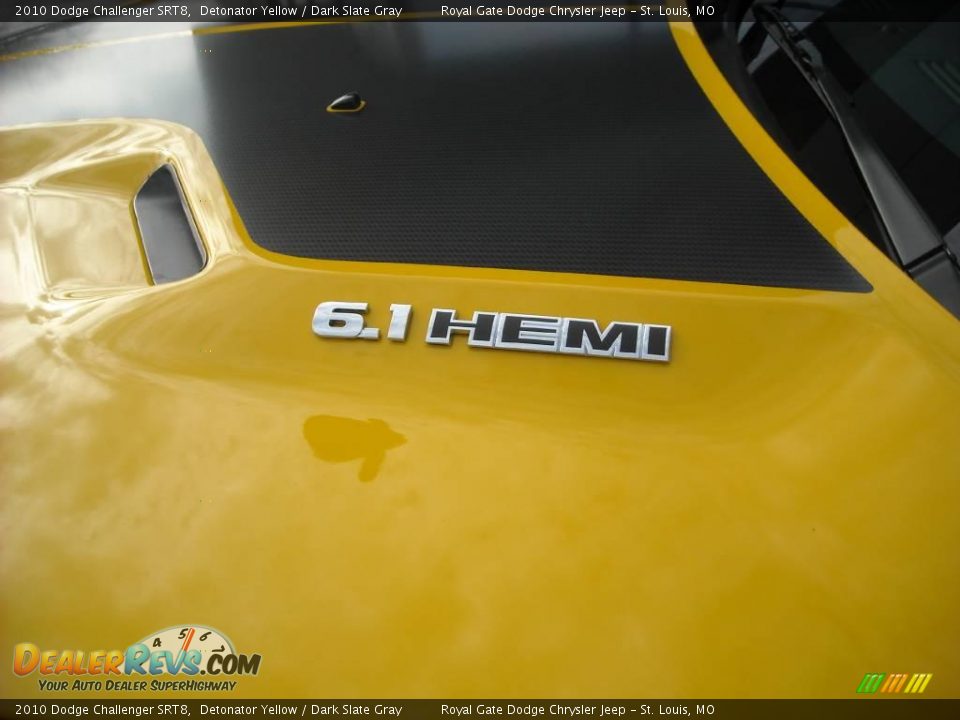 2010 Dodge Challenger SRT8 Detonator Yellow / Dark Slate Gray Photo #17