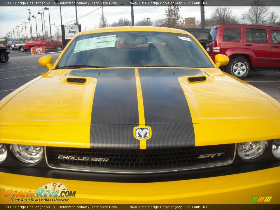 2010 Dodge Challenger SRT8 Detonator Yellow / Dark Slate Gray Photo #18