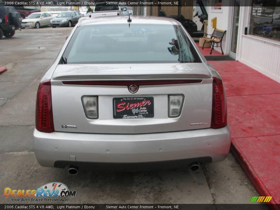 2006 Cadillac STS 4 V8 AWD Light Platinum / Ebony Photo #10