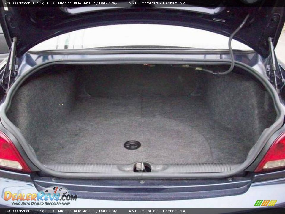 2000 Oldsmobile Intrigue GX Midnight Blue Metallic / Dark Gray Photo #12