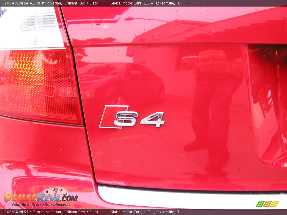 2004 Audi S4 4.2 quattro Sedan Brilliant Red / Black Photo #5