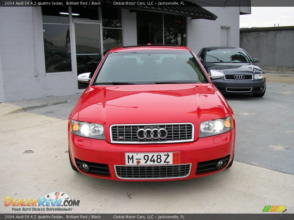 2004 Audi S4 4.2 quattro Sedan Brilliant Red / Black Photo #9