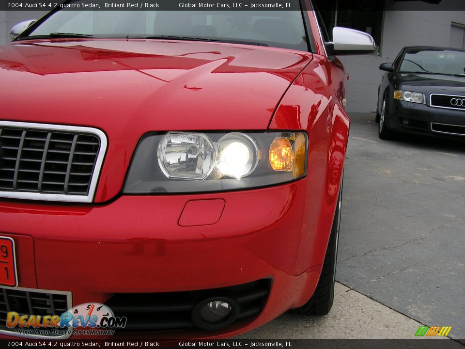 2004 Audi S4 4.2 quattro Sedan Brilliant Red / Black Photo #10