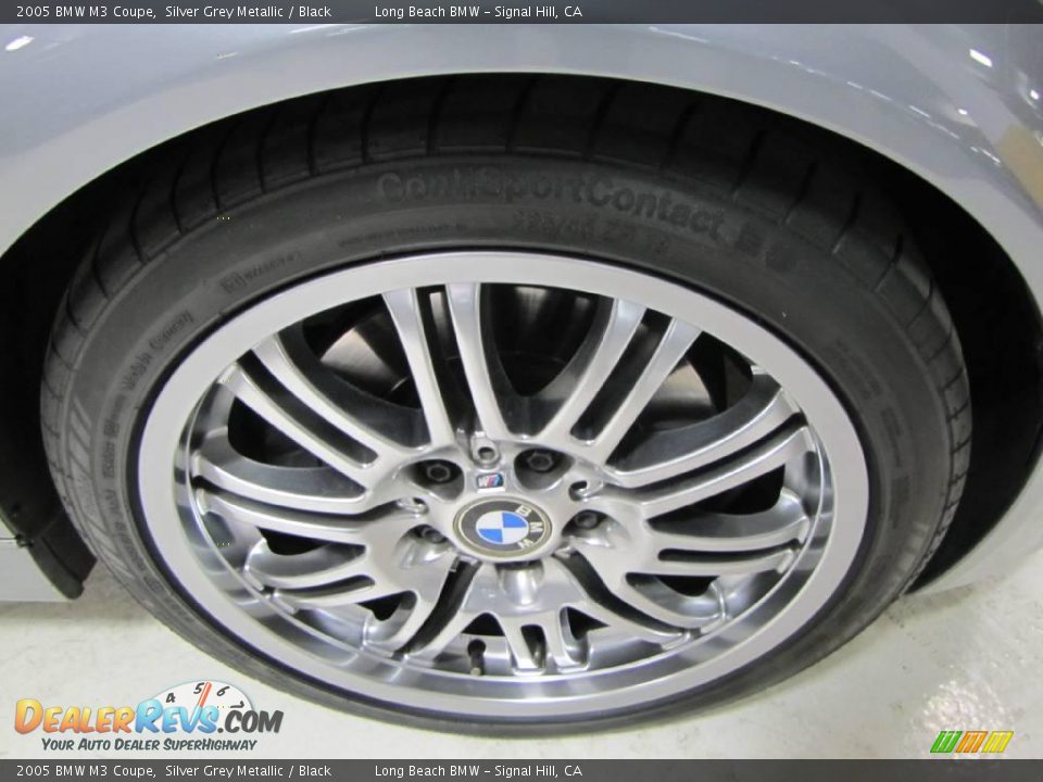 2005 BMW M3 Coupe Silver Grey Metallic / Black Photo #3