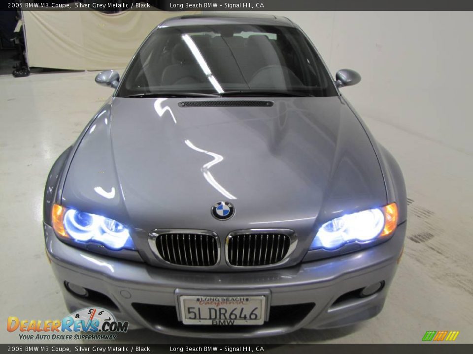 2005 BMW M3 Coupe Silver Grey Metallic / Black Photo #4