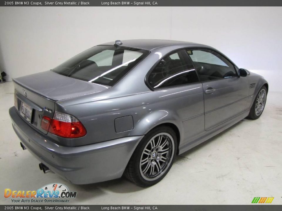 2005 BMW M3 Coupe Silver Grey Metallic / Black Photo #5