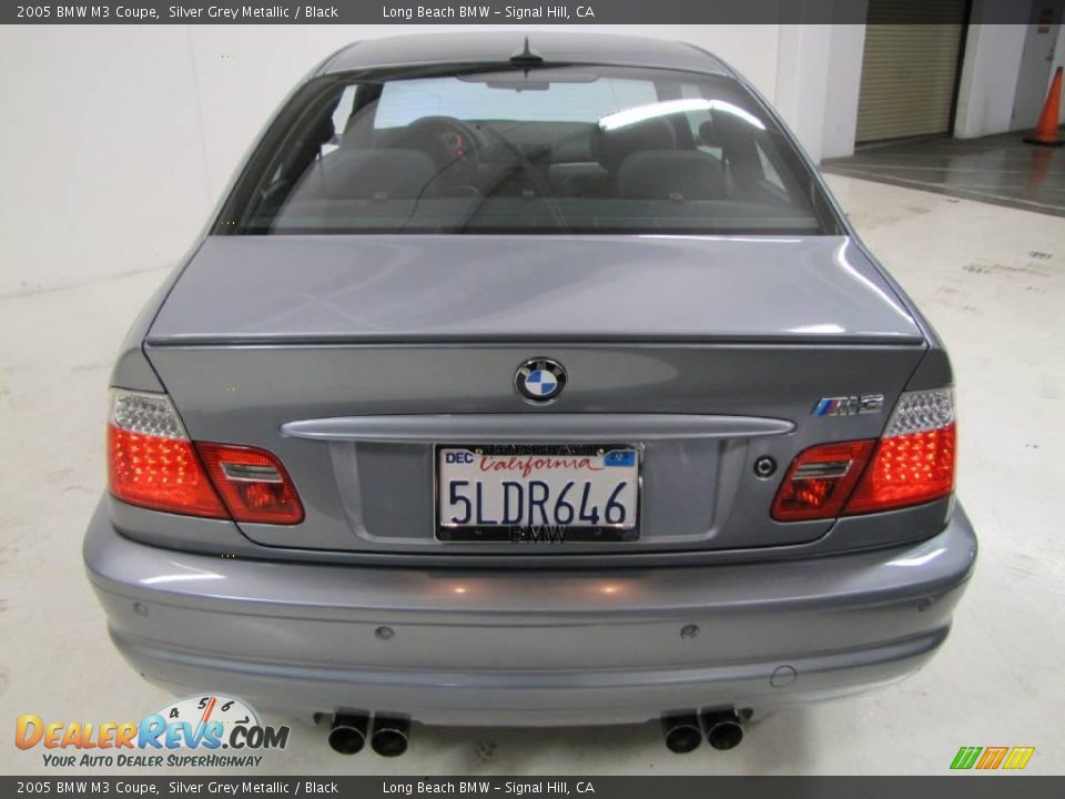 2005 BMW M3 Coupe Silver Grey Metallic / Black Photo #6