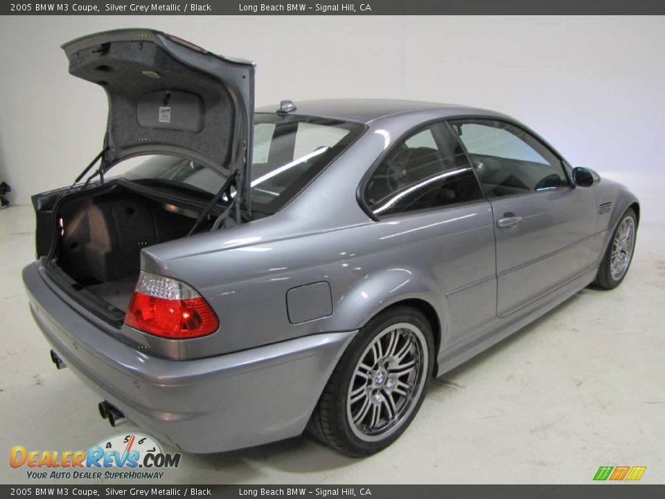 2005 BMW M3 Coupe Silver Grey Metallic / Black Photo #9