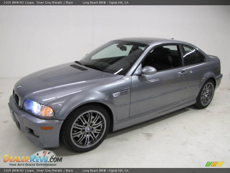 2005 BMW M3 Coupe Silver Grey Metallic / Black Photo #10