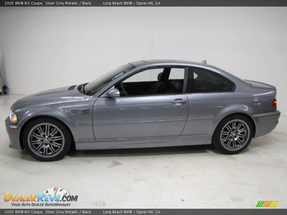 2005 BMW M3 Coupe Silver Grey Metallic / Black Photo #11