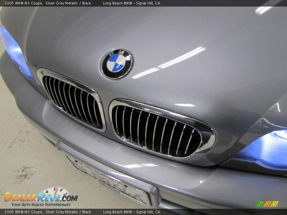 2005 BMW M3 Coupe Silver Grey Metallic / Black Photo #13