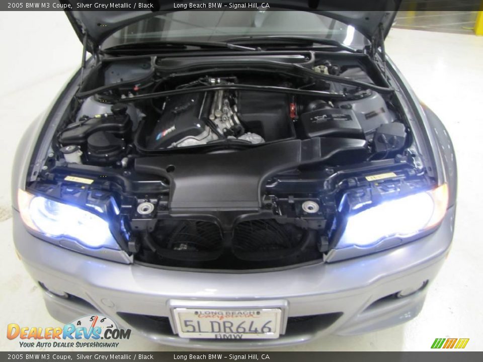 2005 BMW M3 Coupe Silver Grey Metallic / Black Photo #15