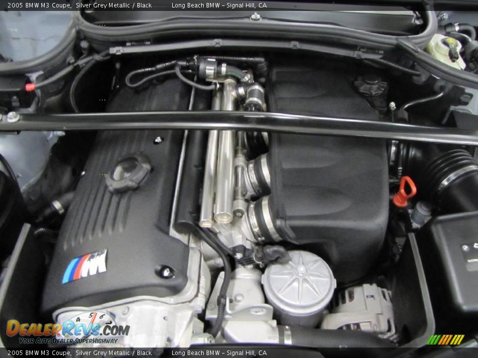 2005 BMW M3 Coupe Silver Grey Metallic / Black Photo #16