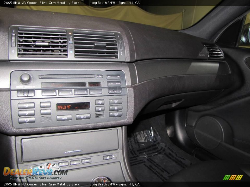 2005 BMW M3 Coupe Silver Grey Metallic / Black Photo #29