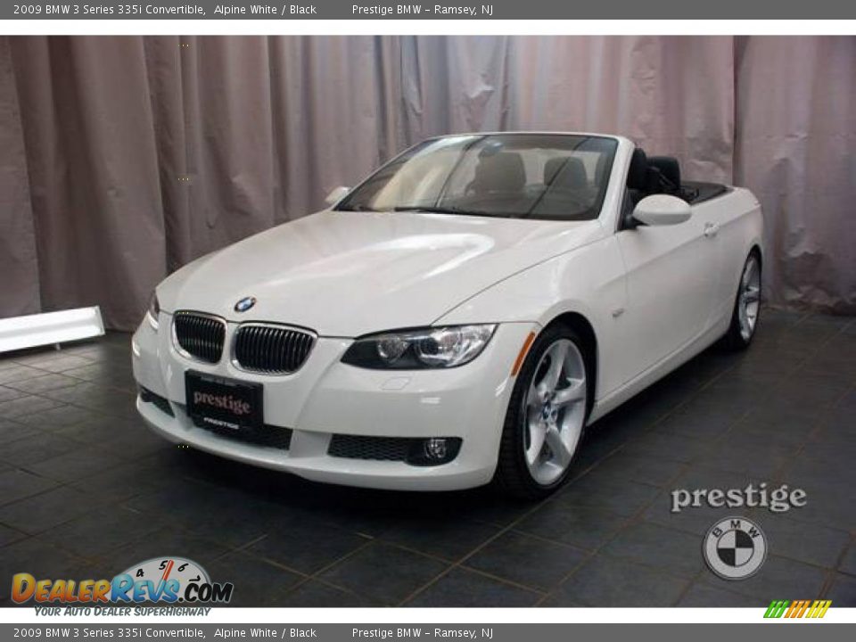 2009 BMW 3 Series 335i Convertible Alpine White / Black Photo #1
