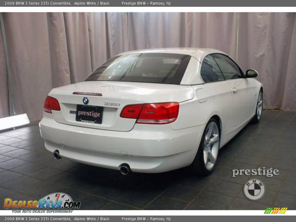 2009 BMW 3 Series 335i Convertible Alpine White / Black Photo #4