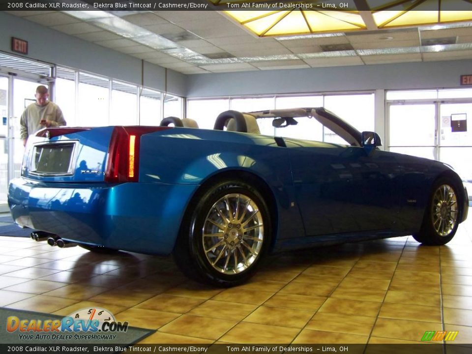 2008 Cadillac XLR Roadster Elektra Blue Tintcoat / Cashmere/Ebony Photo #1