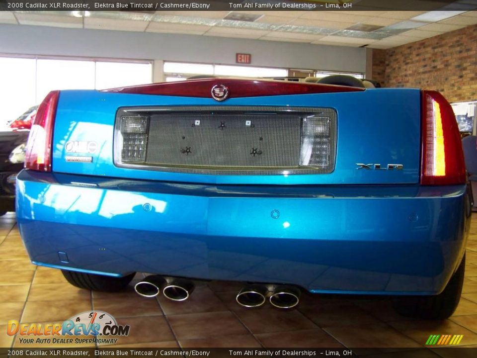 2008 Cadillac XLR Roadster Elektra Blue Tintcoat / Cashmere/Ebony Photo #6