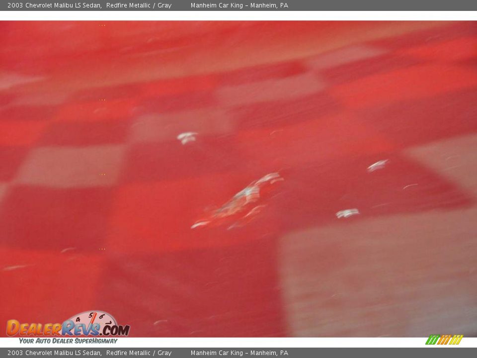 2003 Chevrolet Malibu LS Sedan Redfire Metallic / Gray Photo #21