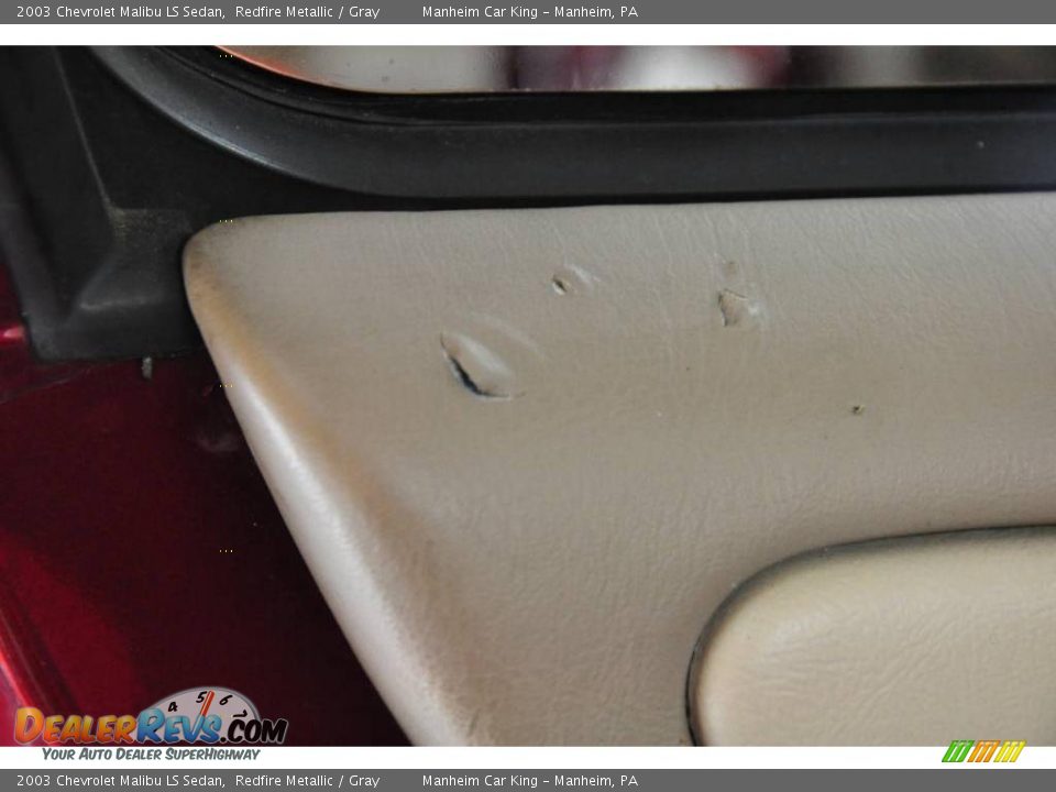 2003 Chevrolet Malibu LS Sedan Redfire Metallic / Gray Photo #23