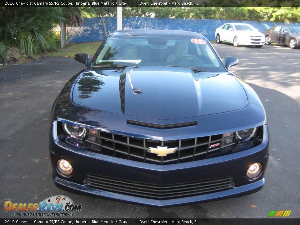 2010 Chevrolet Camaro SS/RS Coupe Imperial Blue Metallic / Gray Photo #2